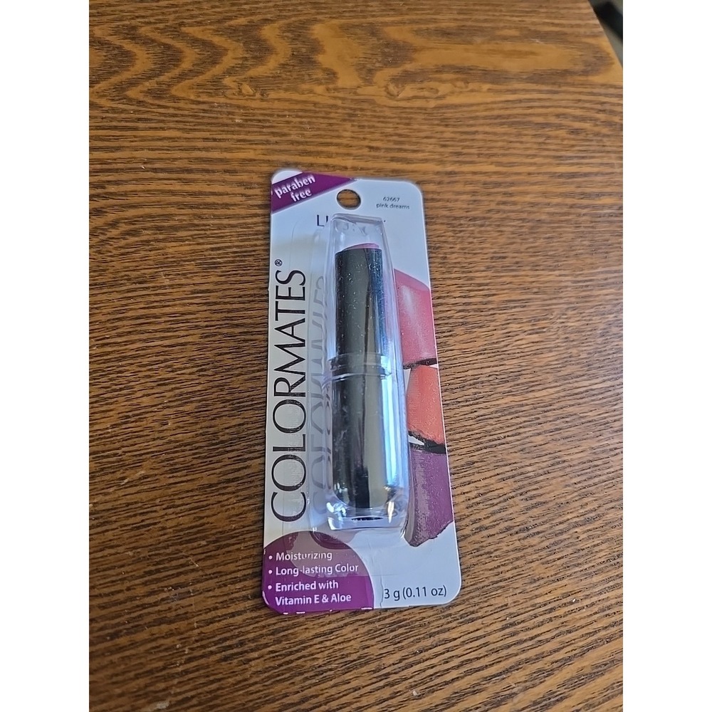 COLORMATES LIPSTICK Pink Dreams 62667 Moisturizing long lasting E & Aloe